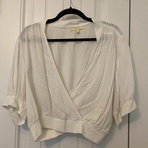 Off White Lower Cut Boho Tshirt